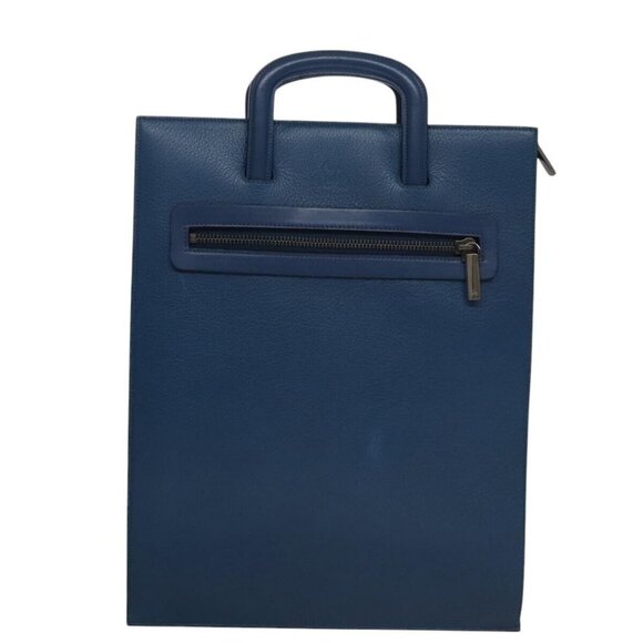 Christian Louboutin Hand Bag Leather Blue Auth - Picture 4 of 16